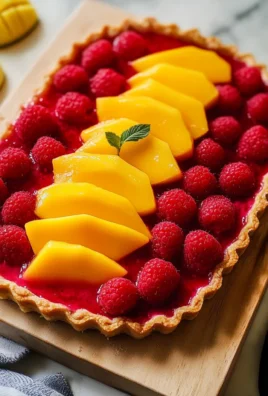 Raspberry Mango Tart
