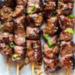 Sesame Ginger Steak Skewers