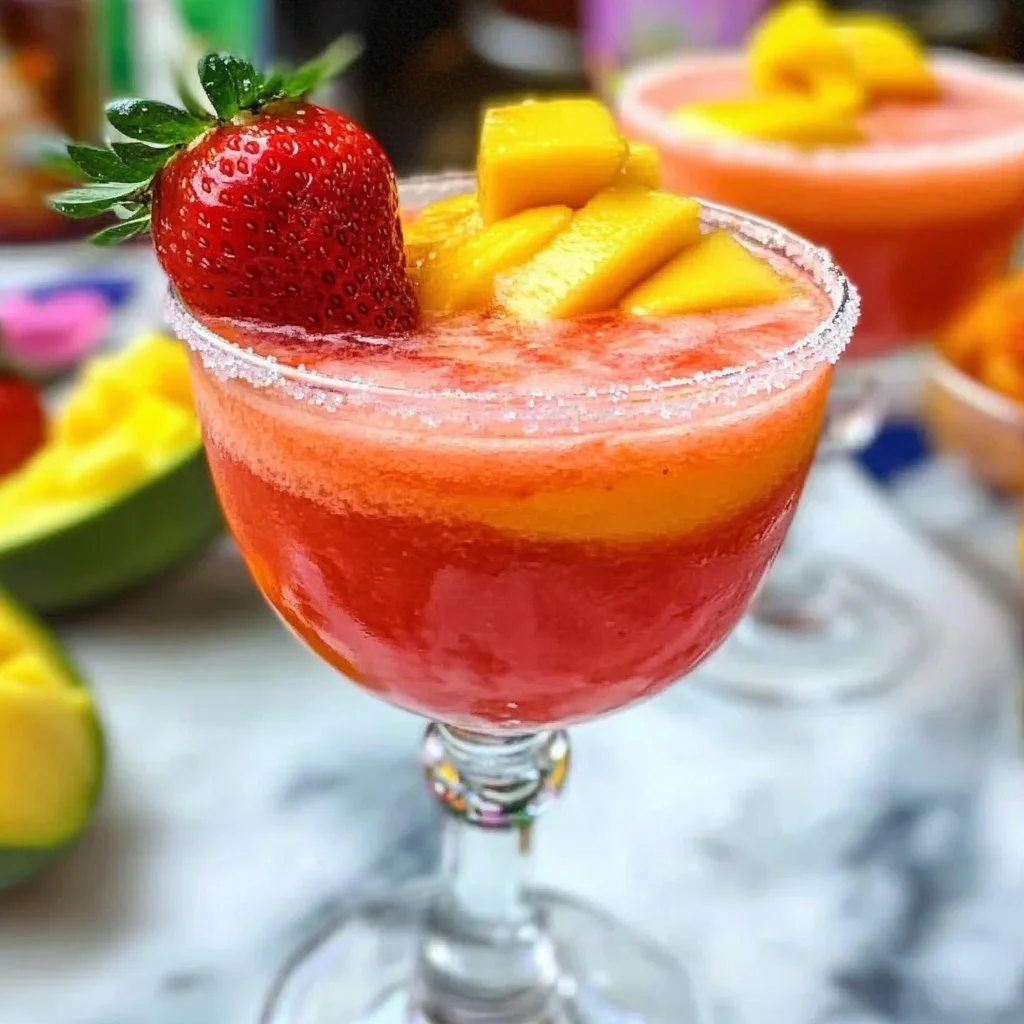Strawberry Mango Margarita