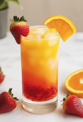 Strawberry Orange Mango Mocktail