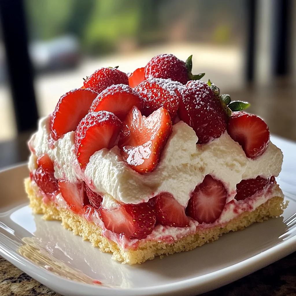 Strawberry Sheet Shortcake