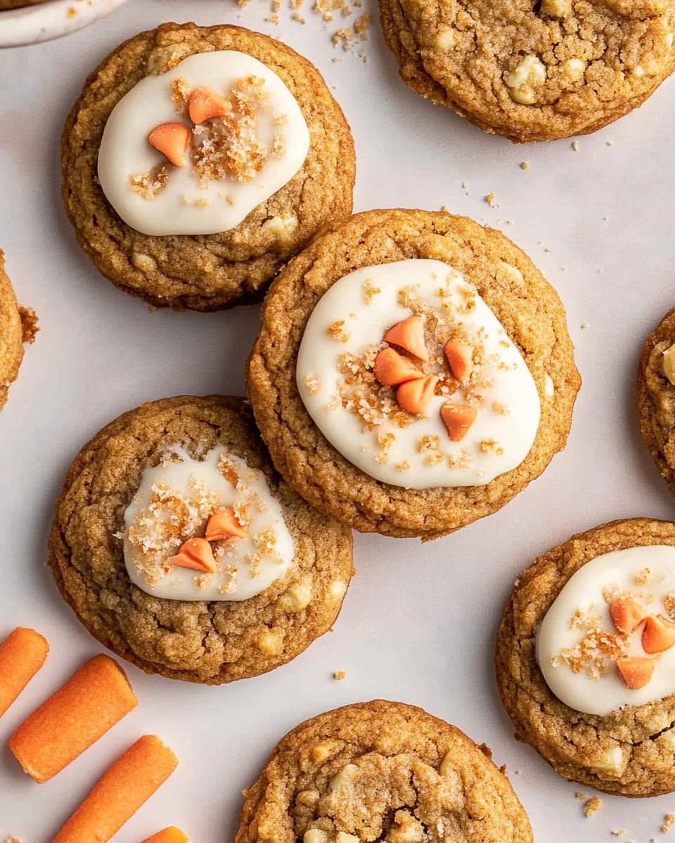 Vegan Carrot Cake Cookies