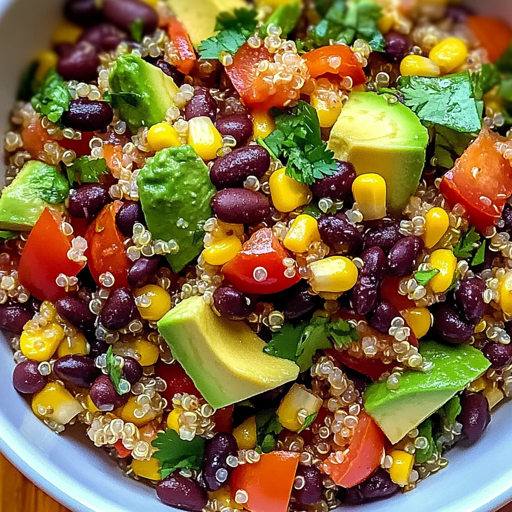 Zesty Vibrant Tex Mex Quinoa Salad for Flavorful Feasts