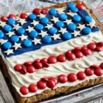 American Flag Cookie Cake