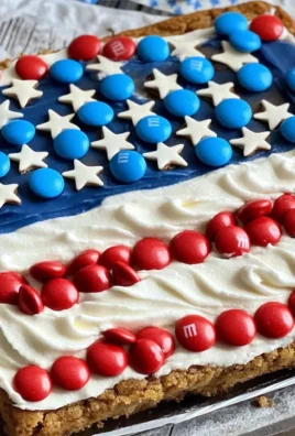American Flag Cookie Cake