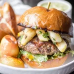 Apple Mustard beef Burgers