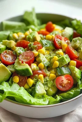 Avocado Salad with Lime Cilantro Dressing