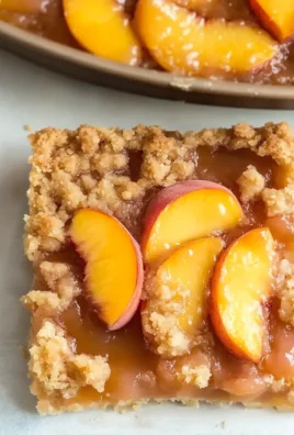 Best Bakery-Style Peach Crumble Bars