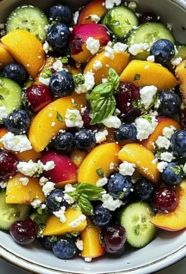 Blueberry Peach Feta Salad: A Refreshing Summer Delight