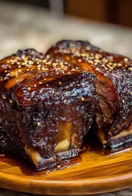 Caramelized Slow Roast Asian Beef Short Rib – Tender, Sticky & Packed with Umami