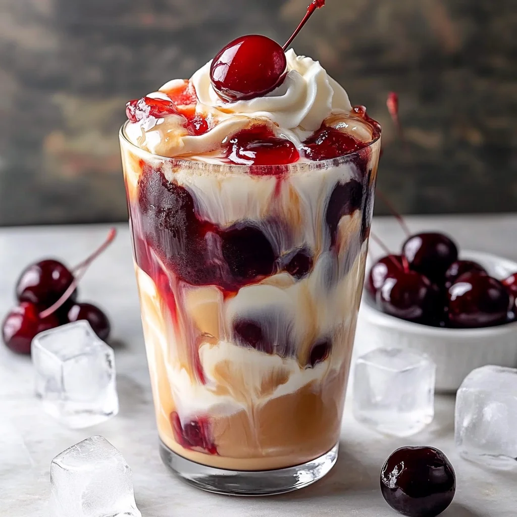 Cherry Vanilla Iced Latte Recipe