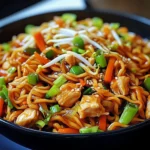 Chicken Chow Mein with The Best Chow Mein Sauce