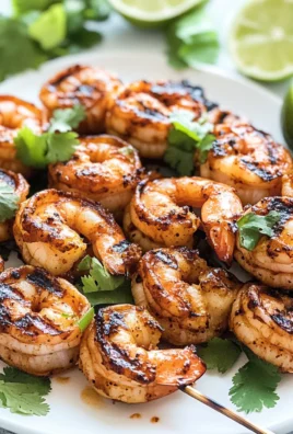 Chili Lime Grilled Shrimp Skewers