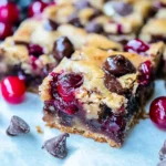 Chocolate Chip Cherry Bars