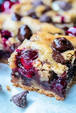 Chocolate Chip Cherry Bars