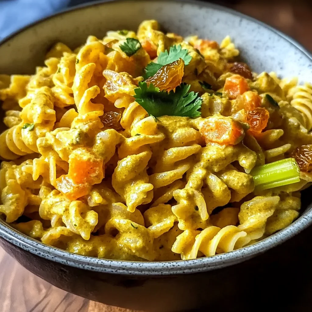 Creamy Curry Pasta Salad Recipe