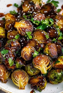 Crispy Asian BBQ Brussels Sprouts