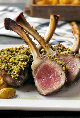 Dijon and Pistachio Crusted Rack of Lamb