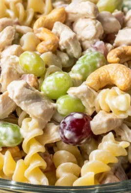 Fruity Cashew Chicken Pasta Salad