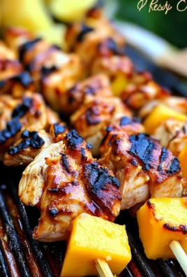 Fruity Chicken Kebabs