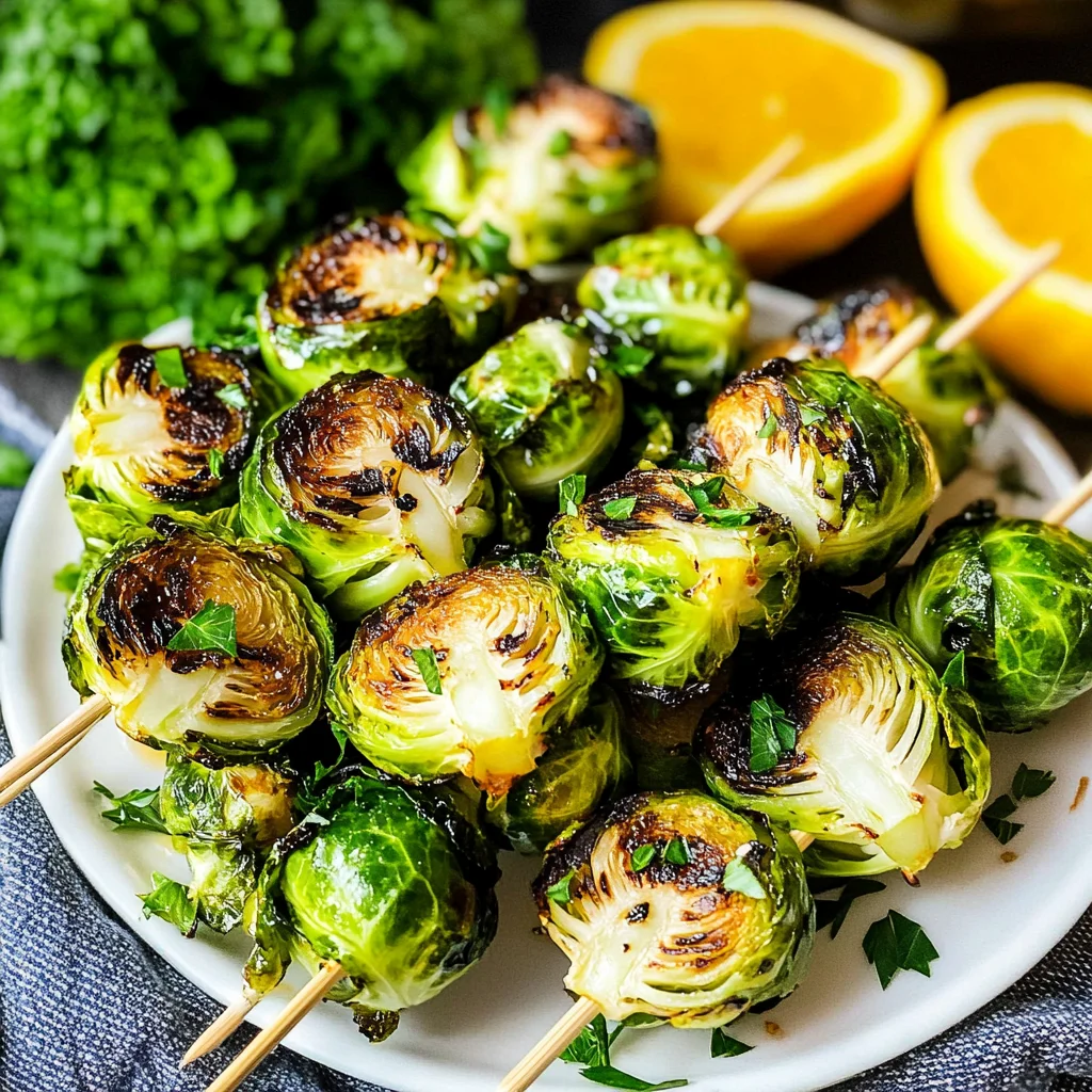 Grilled Brussels Sprouts