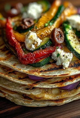 Grilled Mediterranean Veggie Quesadillas – Quick, Cheesy & Flavor-Packed!