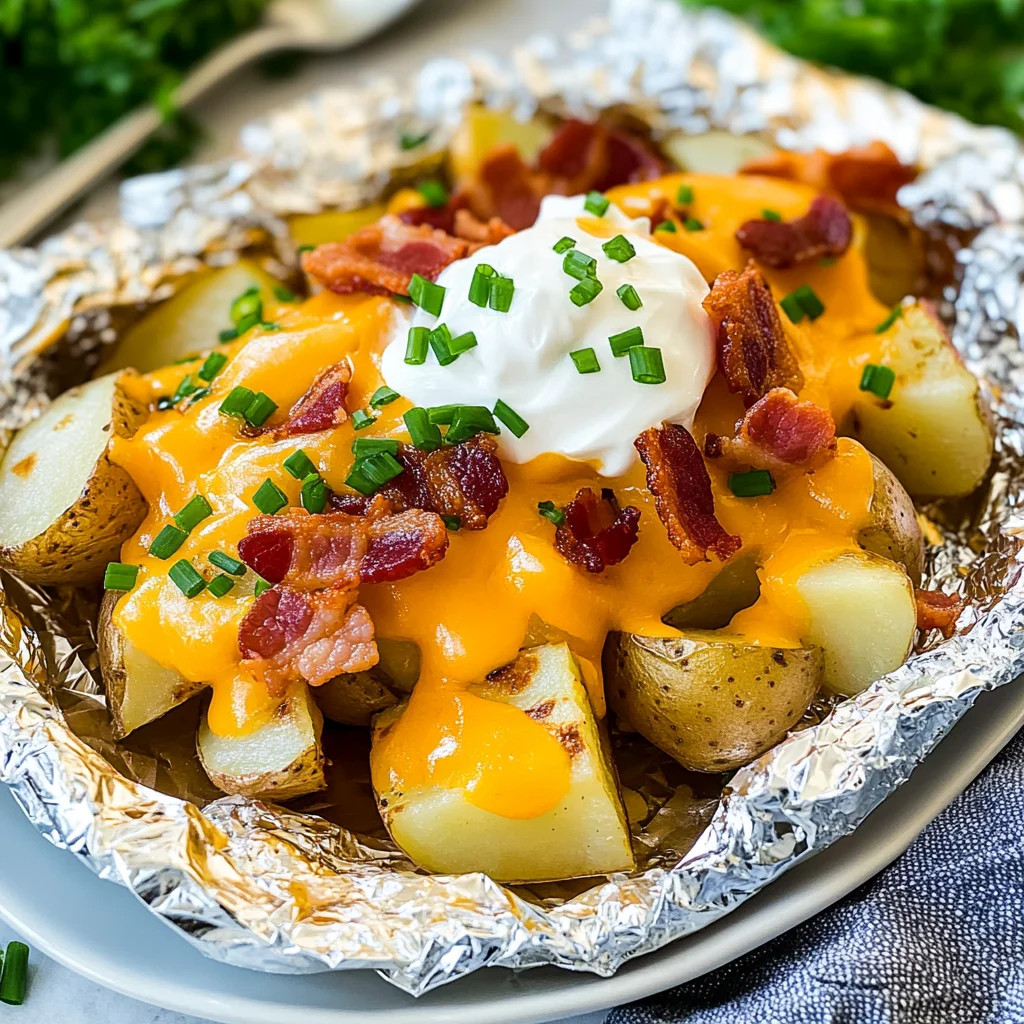 Grilled Potatoes in Foil