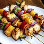 Hawaiian Chicken Kebabs