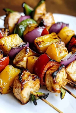 Hawaiian Chicken Kebabs