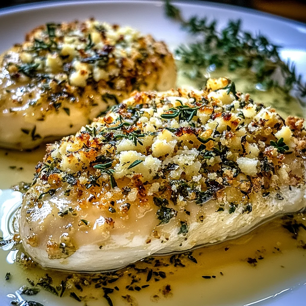 Herb-Crusted Baked Boursin Chicken