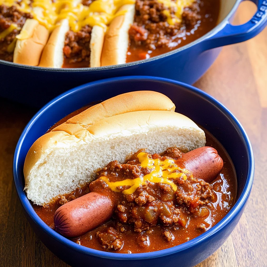Homemade Hot Dog Chili
