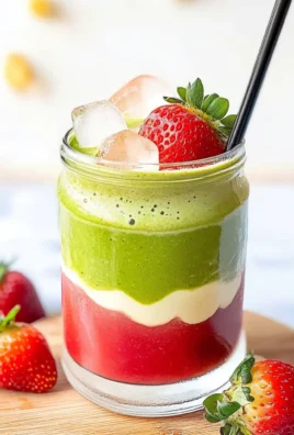 Iced Strawberry Matcha Latte