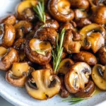 Keto SautÃ©ed Butter and Garlic Mushrooms