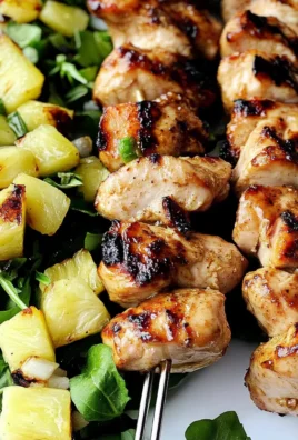 Maple Syrup Glazed Grilled Chicken Kabobs