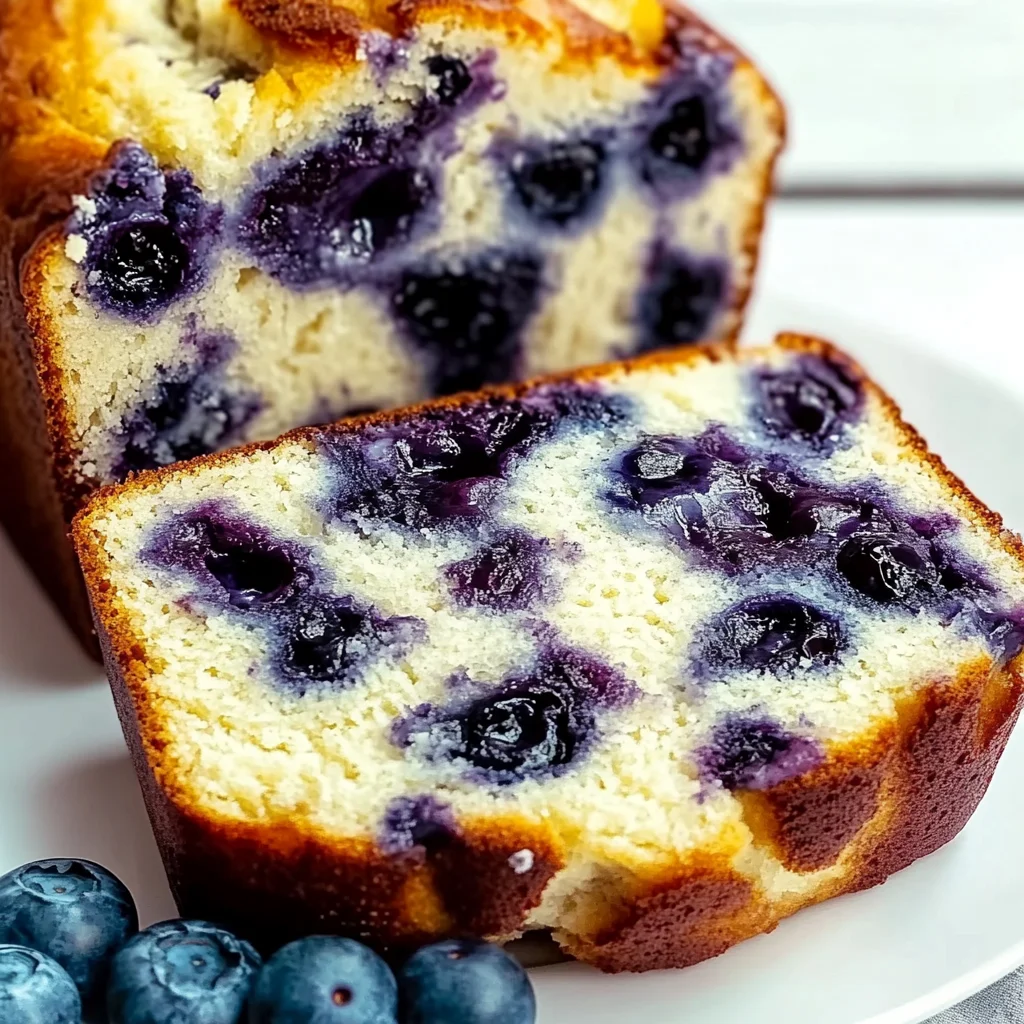 Moist Blueberry Cream Cheese Loaf You'll Love