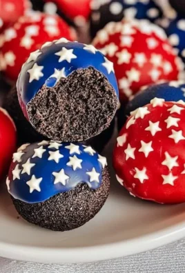 Patriotic Oreo Balls