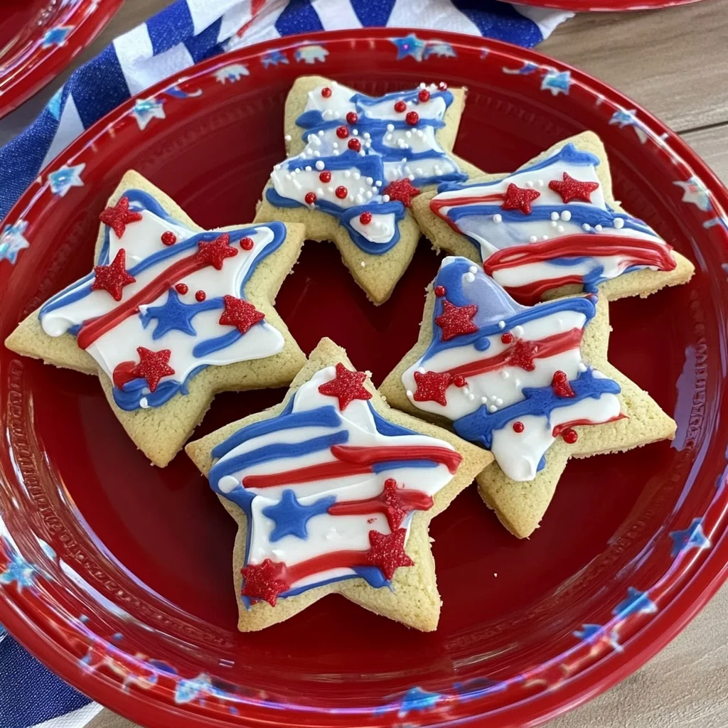 Patriotic Star Cookies