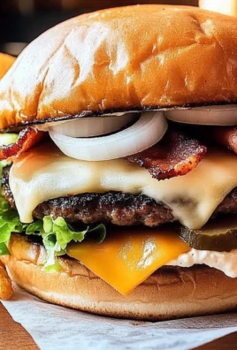 Pepper Crusted Turkey Turkey Bacon Cheeseburgers