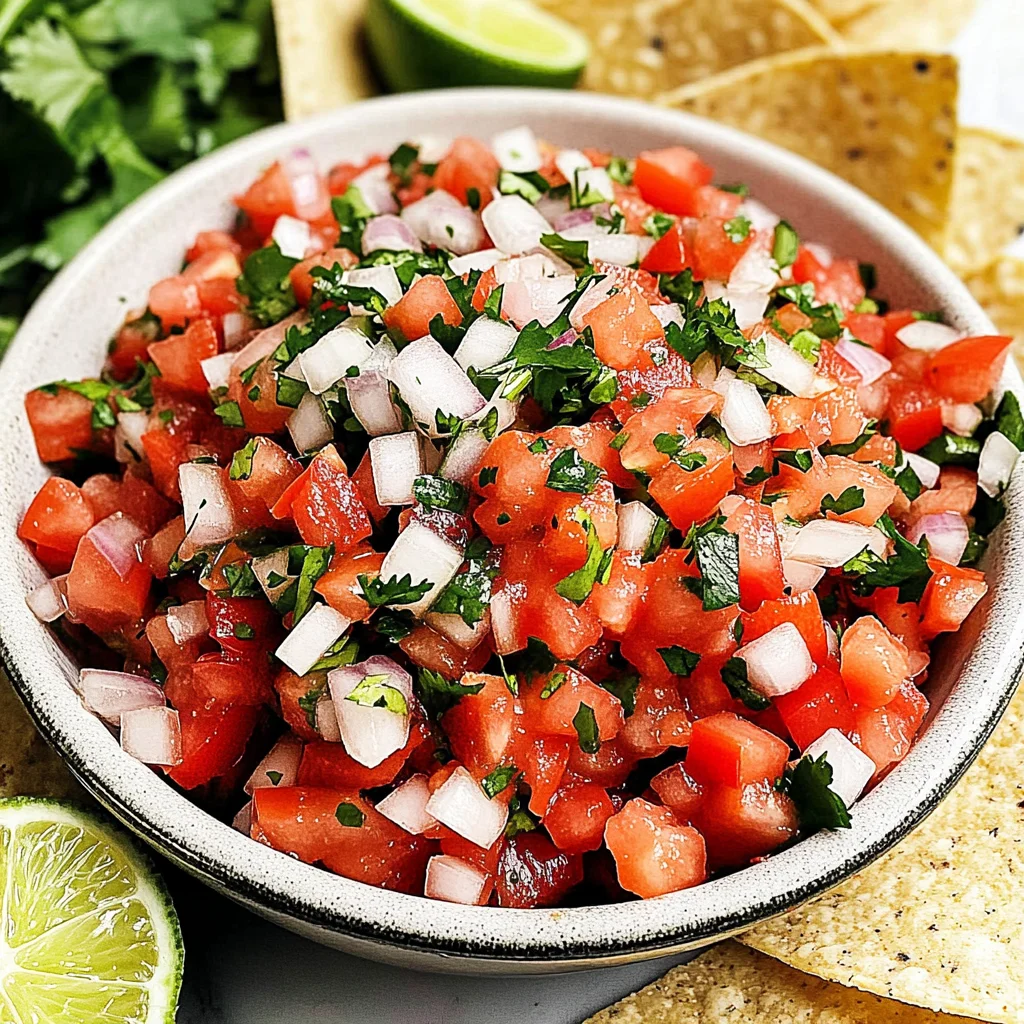 Pico de Gallo Recipe (Easy & Authentic)