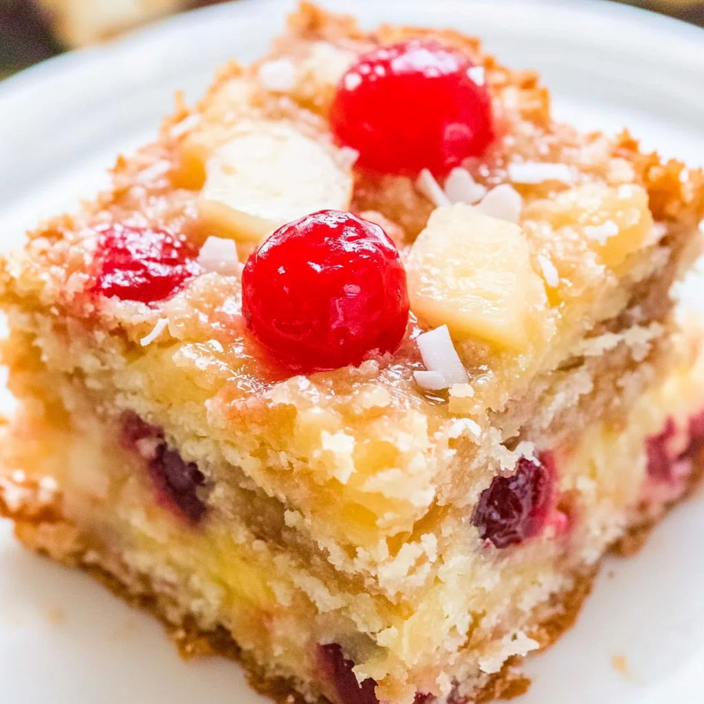 Pina Colada Seven Layer Bars