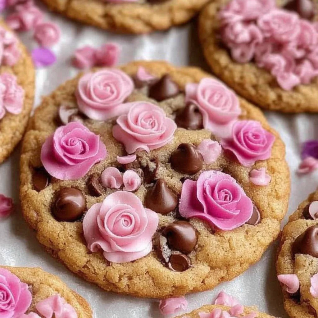 Rose Chocolate Chip Cookie Recipe