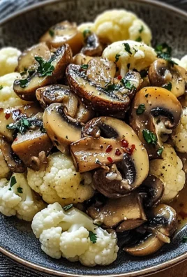 Sautéed Garlic Mushrooms & Cauliflower: Your Quick Comfort Dish