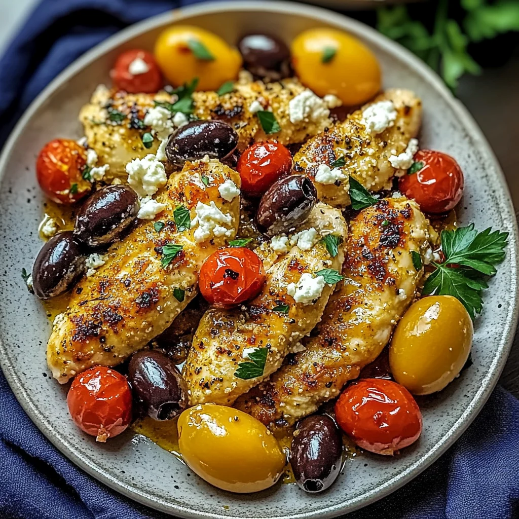 Savory Mediterranean Chicken Tenders for Quick Healthy Dinners