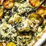 Spinach and Pepperoncini Baked Feta Dip