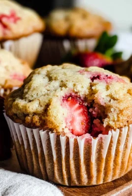 Strawberry Muffins with Frozen Strawberries