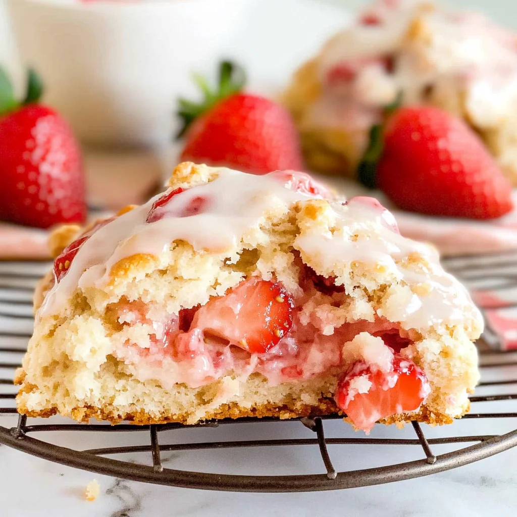Strawberry Scones