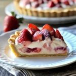 Strawberry Tart Recipe with Lemon Cream Cheese Filling