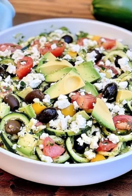 Zucchini Noodle Pasta Salad