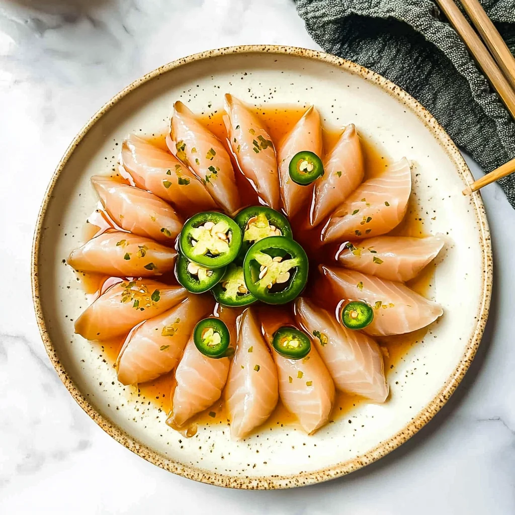 chicken hamachi Crudo
