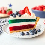 4th of July Patriotic Jello Pie